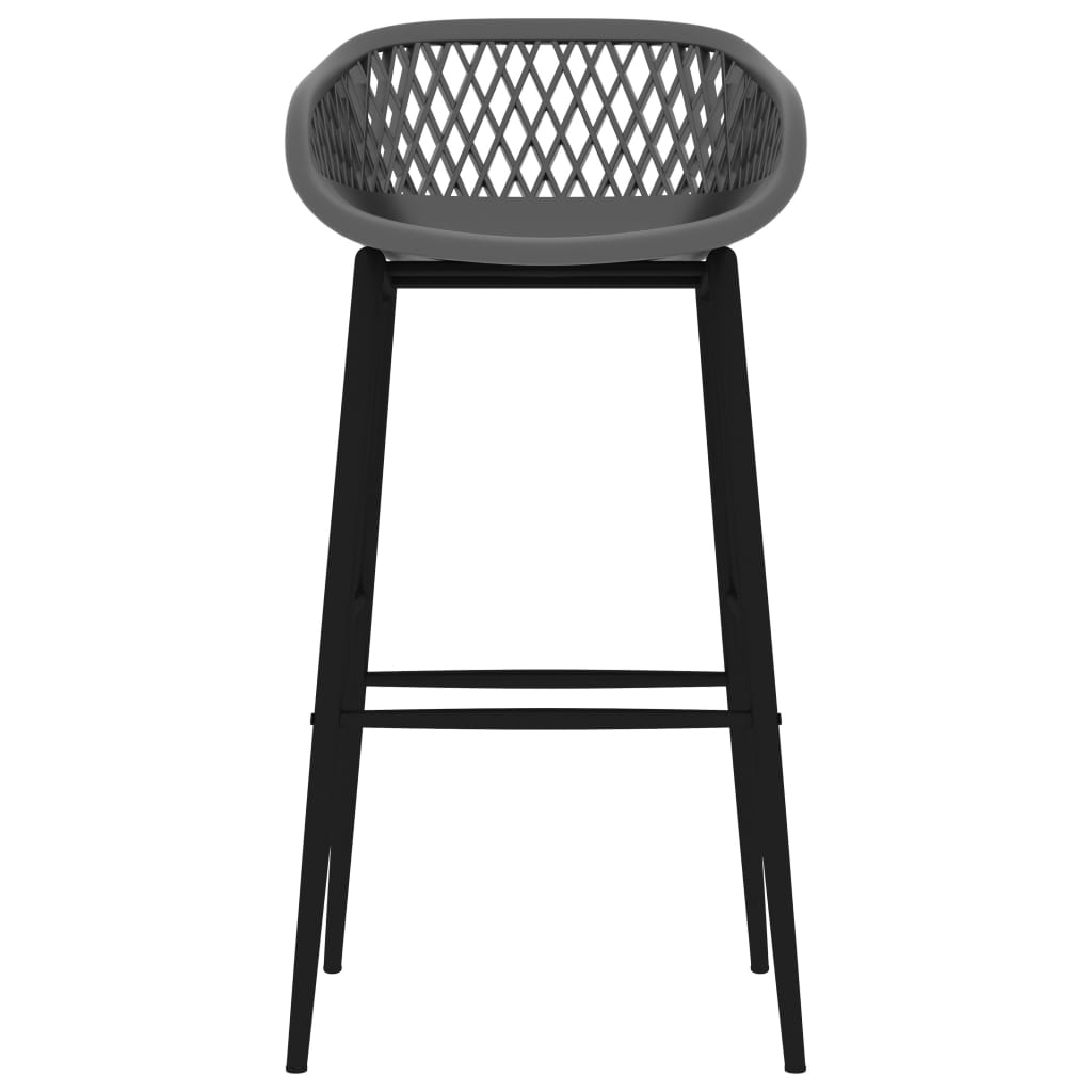 7 részes fekete és szürke bárszett