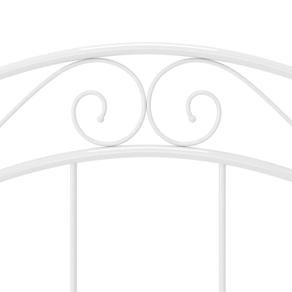 Fehér fém ágykeret 100 x 200 cm