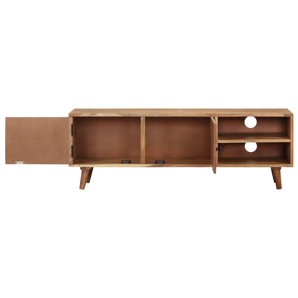 Tömör akácfa tv-szekrény 115 x 30 x 39 cm