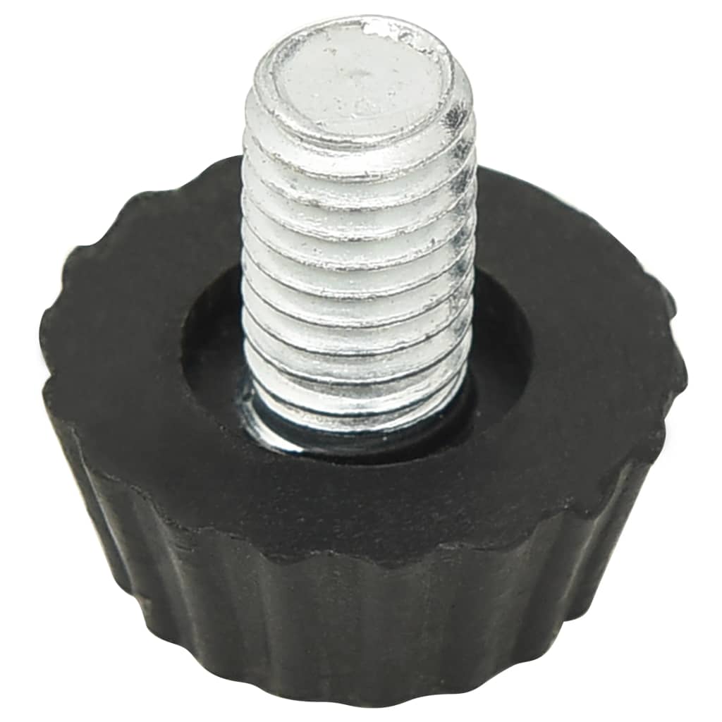 18 db fekete állítható bútorláb m8