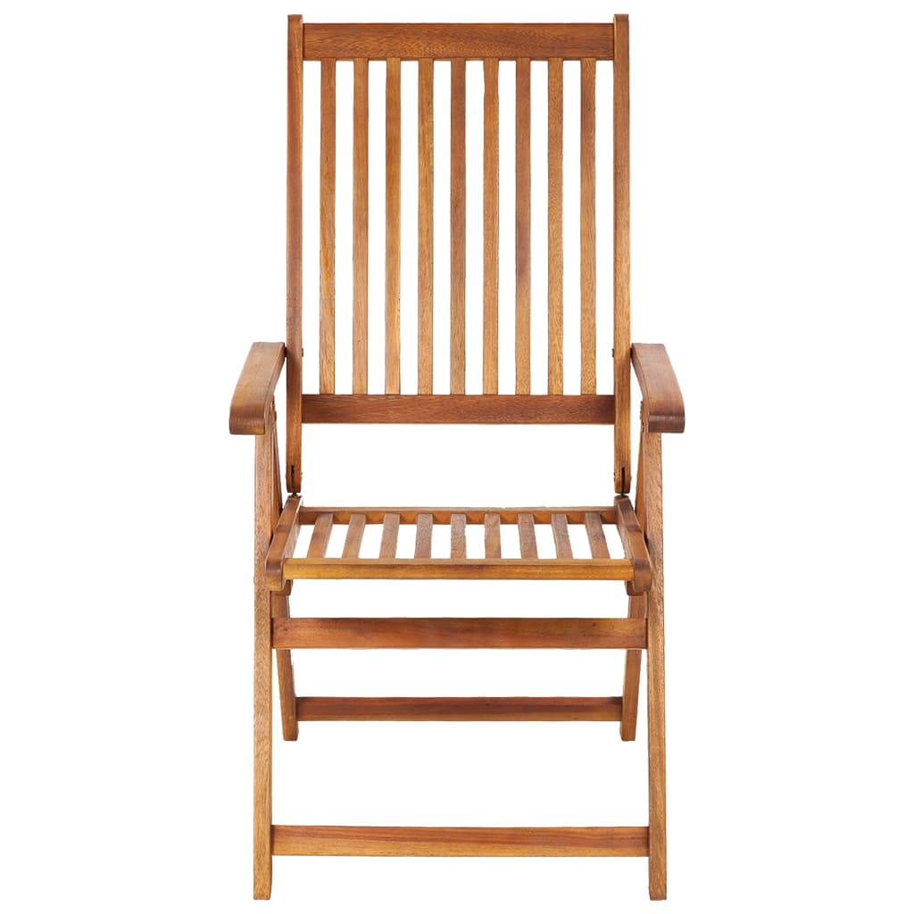 5 részes tömör akácfa kerti étkezőgarnitúra