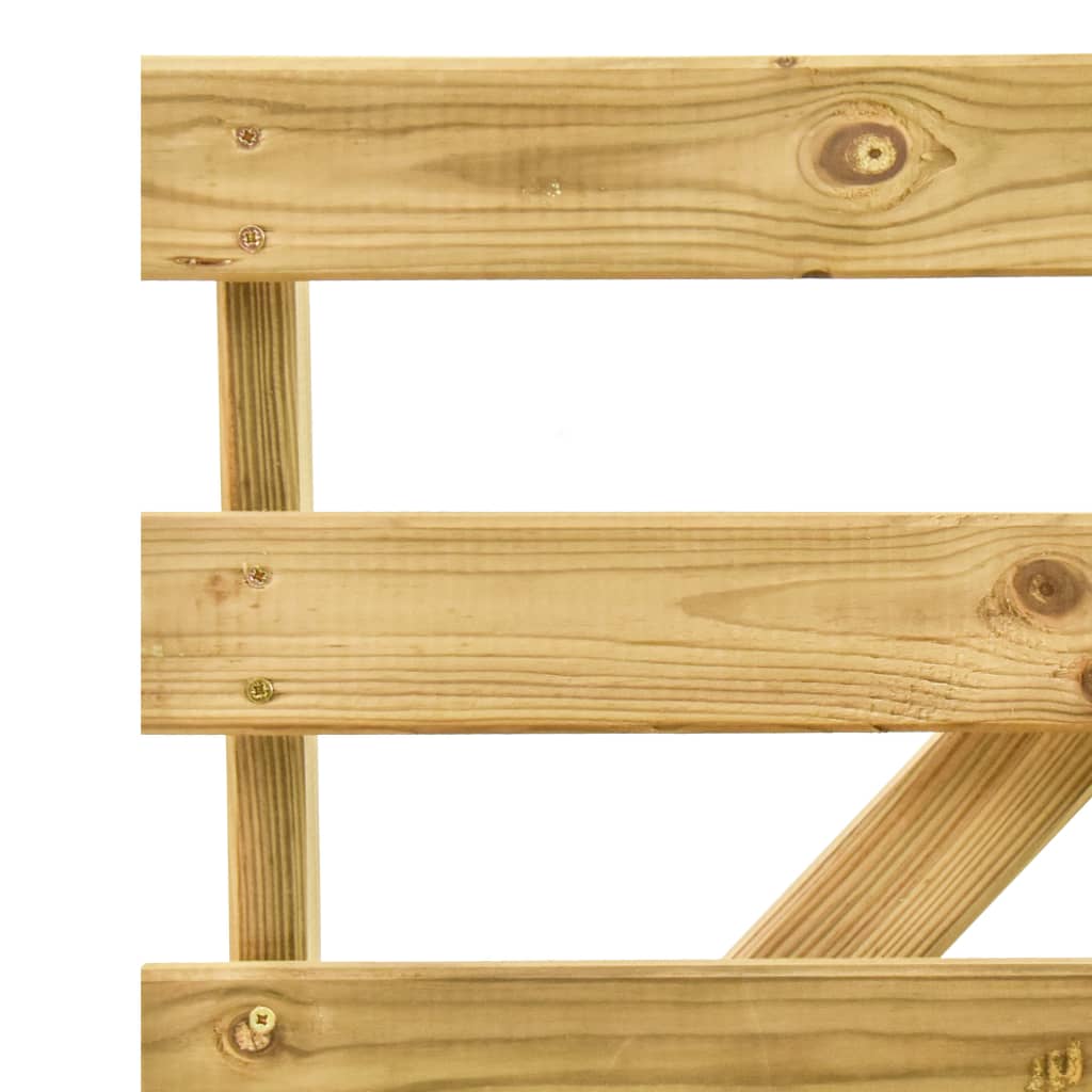 Impregnált fenyőfa kerti pad 120 cm