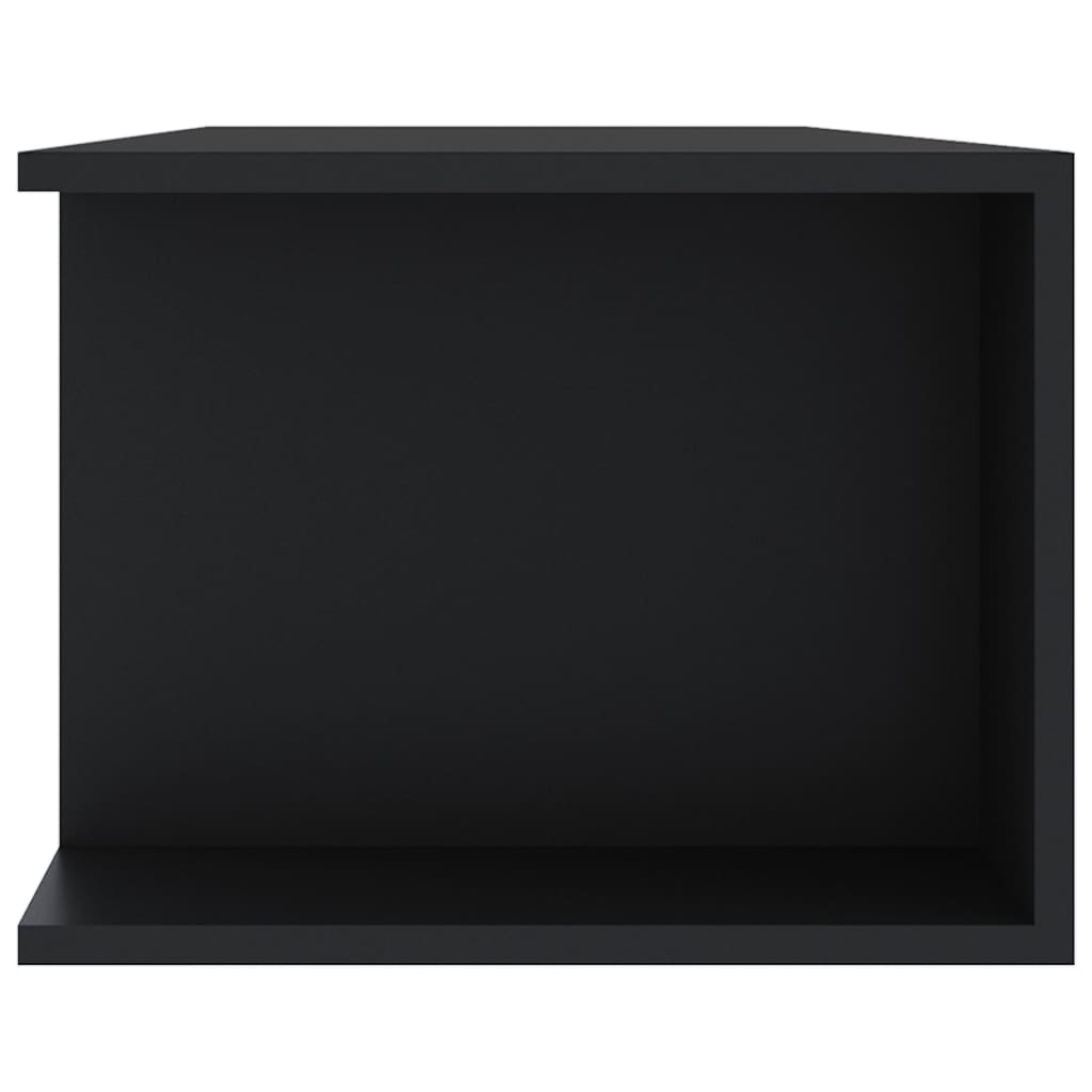 Fekete tv-szekrény led-lámpákkal 135 x 39 x 30 cm Fekete tv-szekrény led-lámpákkal 135 x 39 x 30 cm