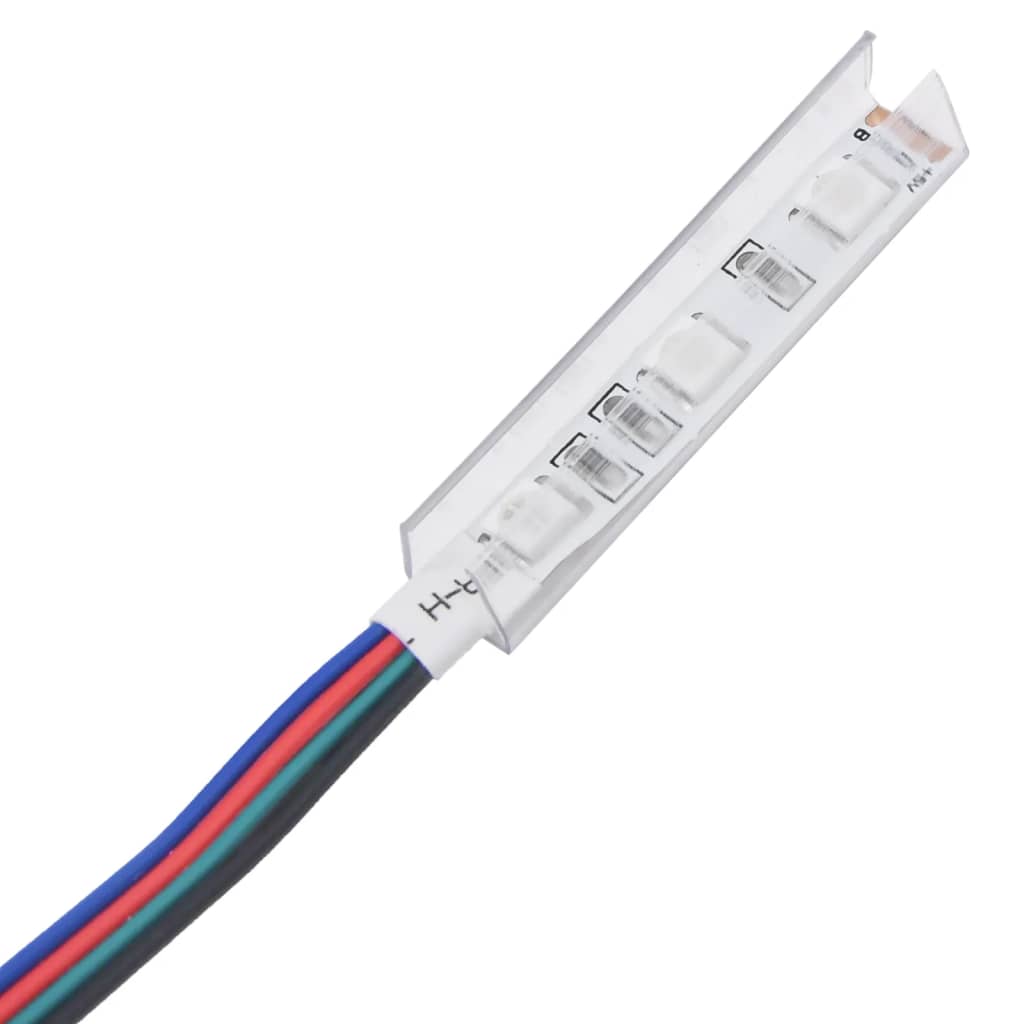 Magasfényű fehér tv-szekrény led lámpákkal 90 x 39 x 30 cm