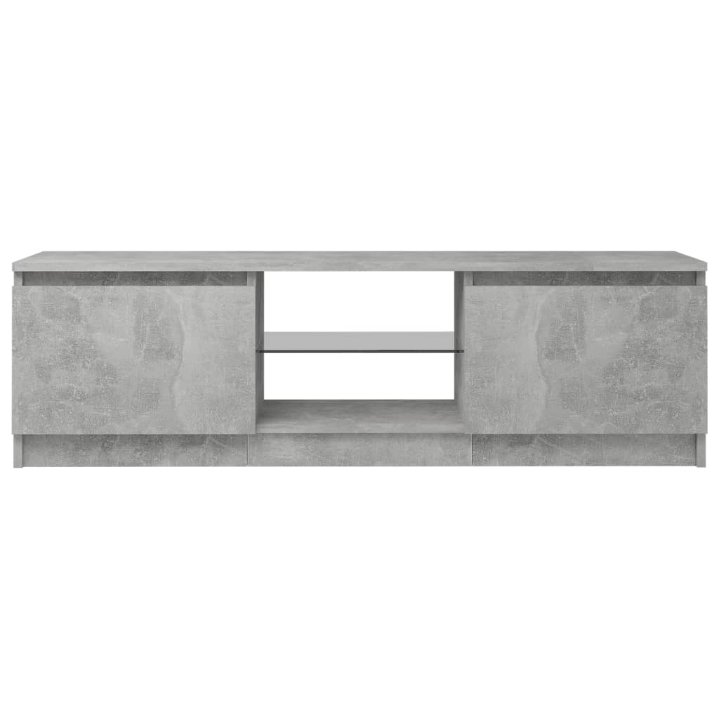 Szürke tv-szekrény led-világítással 120 x 30 x 35,5 cm Szürke tv-szekrény led-világítással 120 x 30 x 35,5 cm