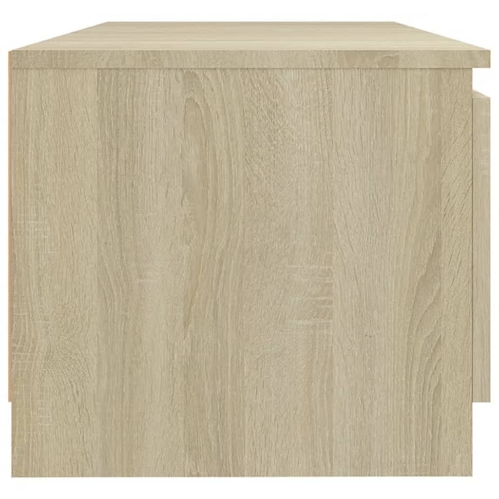 Sonoma tölgy színű tv-szekrény led-lámpákkal 140 x 40 x 35,5 cm Sonoma tölgy színű tv-szekrény led-lámpákkal 140 x 40 x 35,5 cm