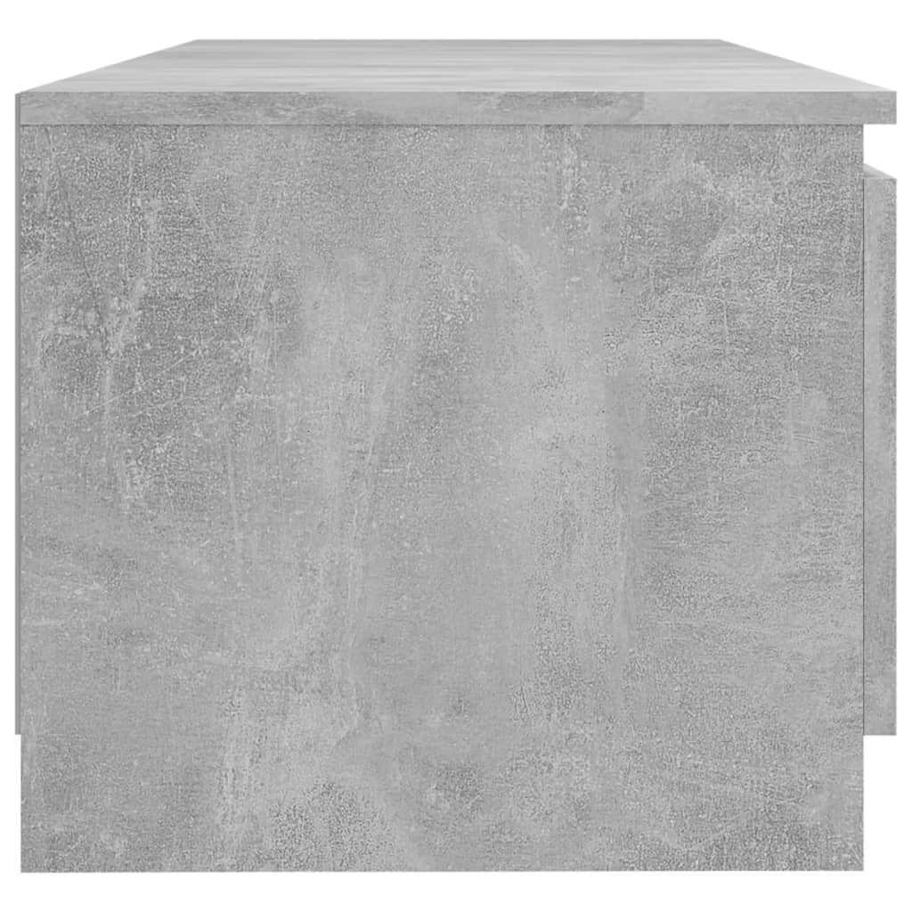 Betonszürke tv-szekrény led-lámpákkal 140 x 40 x 35,5 cm Betonszürke tv-szekrény led-lámpákkal 140 x 40 x 35,5 cm