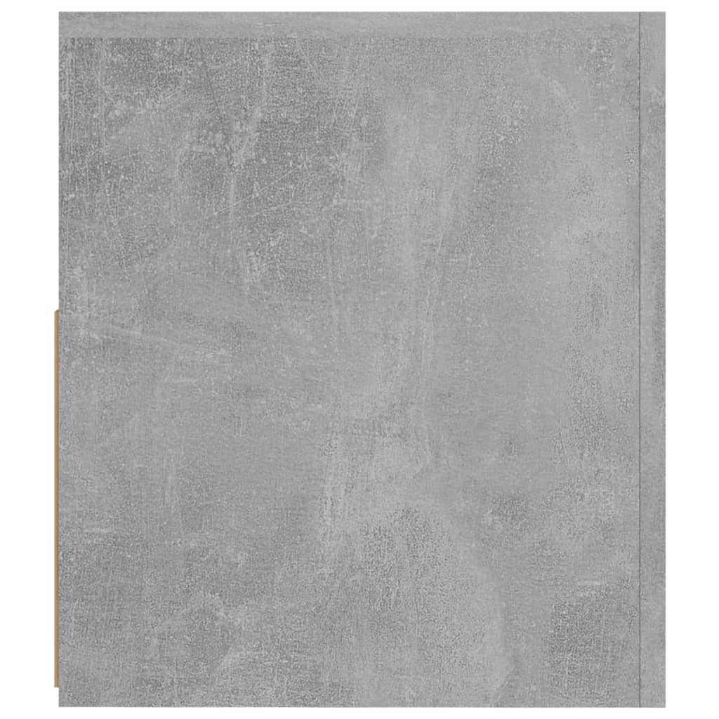 Betonszürke tv-szekrény led-lámpákkal 90 x 35 x 40 cm