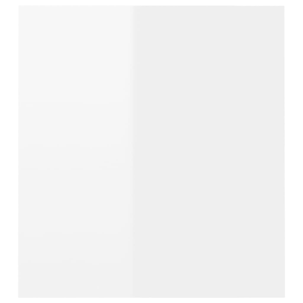 Magasfényű fehér tv-szekrény led-lámpákkal 120 x 35 x 40 cm Magasfényű fehér tv-szekrény led-lámpákkal 120 x 35 x 40 cm