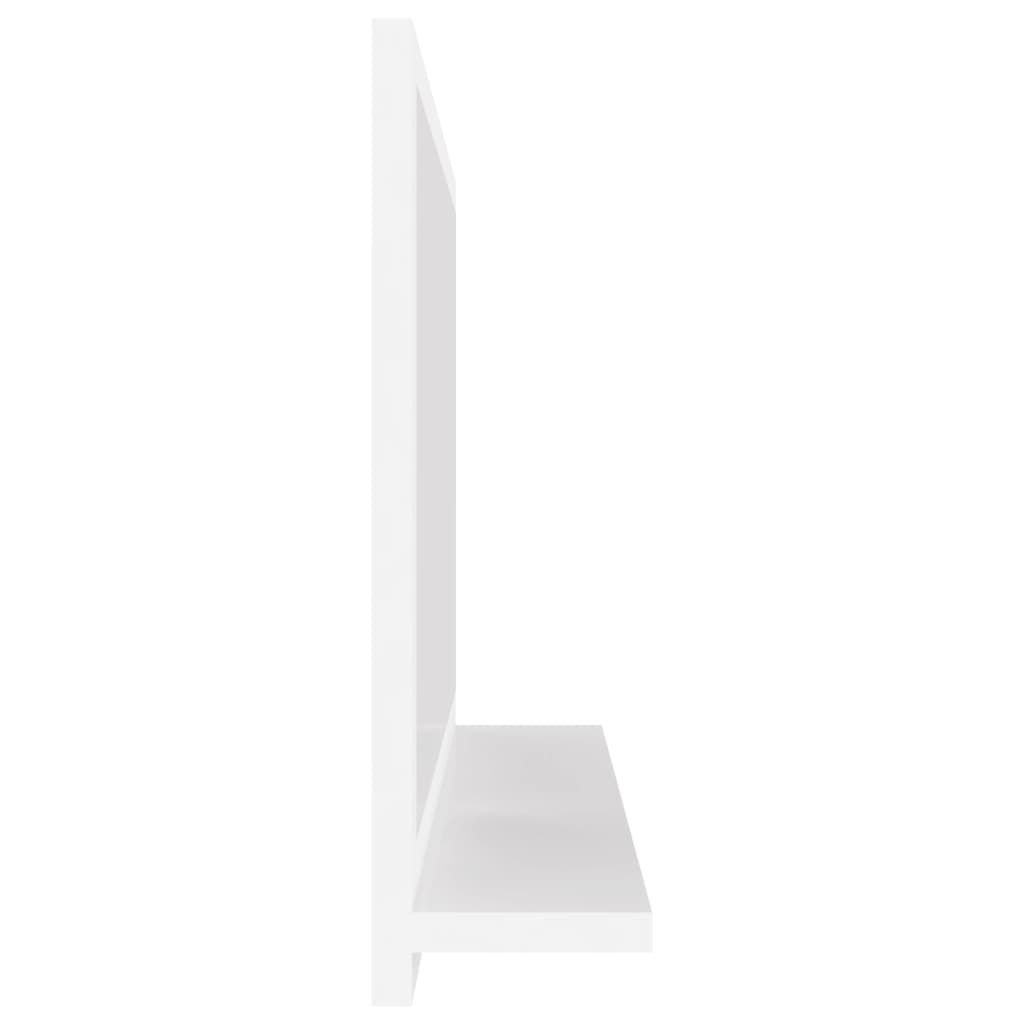 Fehér forgácslap fürdőszobai tükör 60 x 10,5 x 37 cm