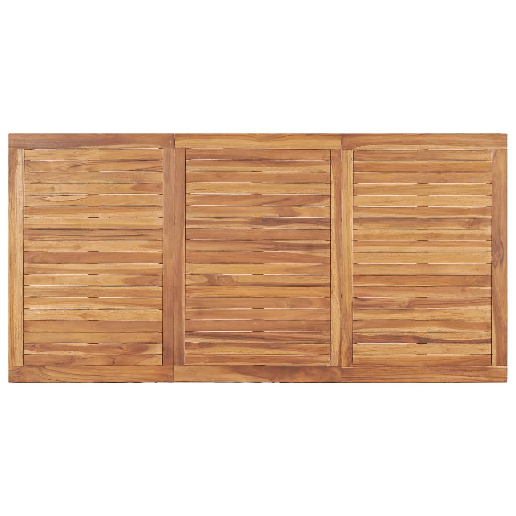 5 részes tömör tíkfa kerti étkezőgarnitúra