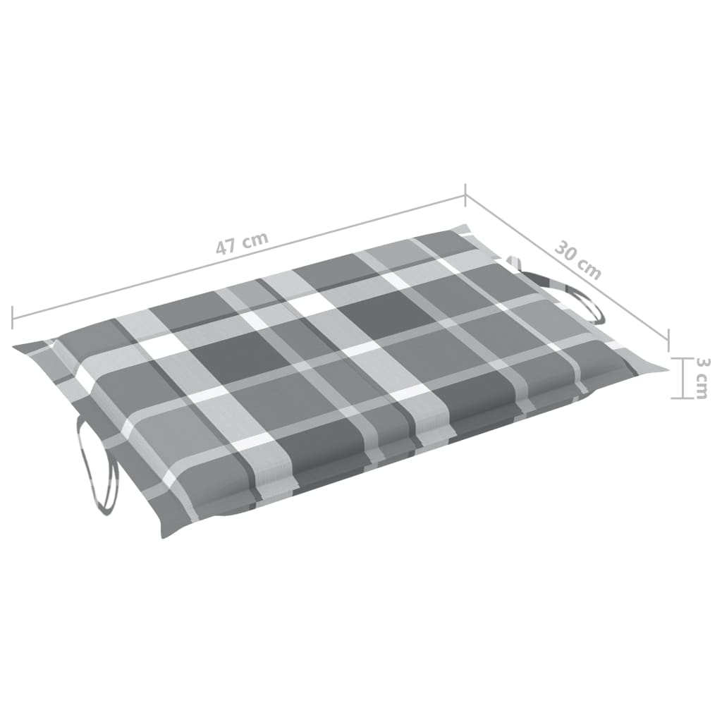 Tömör akácfa kerti napozóágy párnával