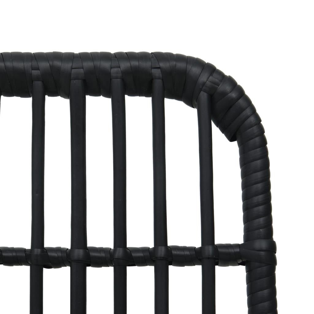 7 részes polyrattan és üveg kültéri étkezőgarnitúra