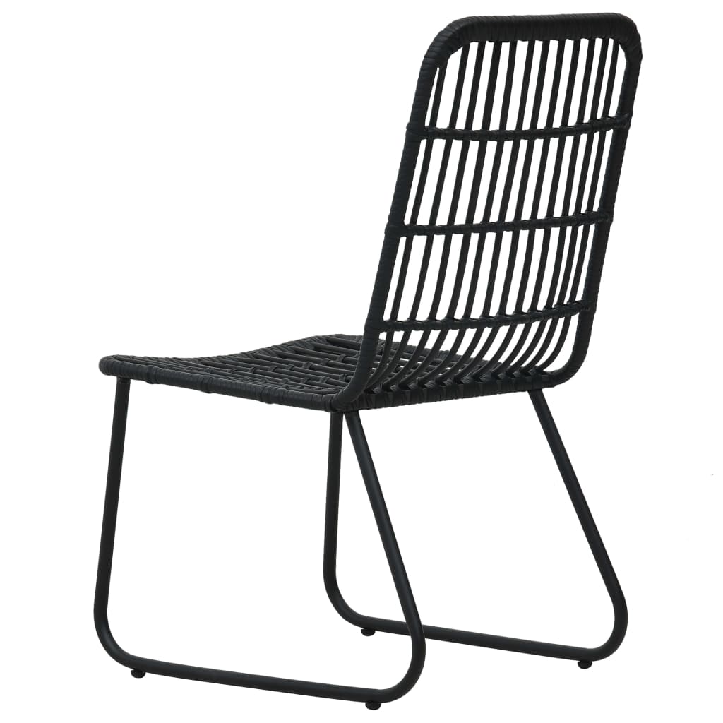 3 részes polyrattan és üveg kültéri étkezőgarnitúra