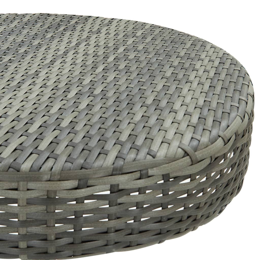 3 részes szürke polyrattan kerti bárszett