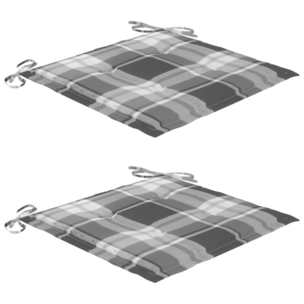 2 db tömör tíkfa kerti szék párnával