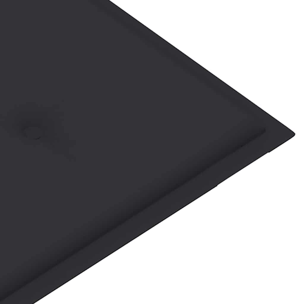 Tömör tíkfa rakásolható kerti pad párnával 128,5 cm