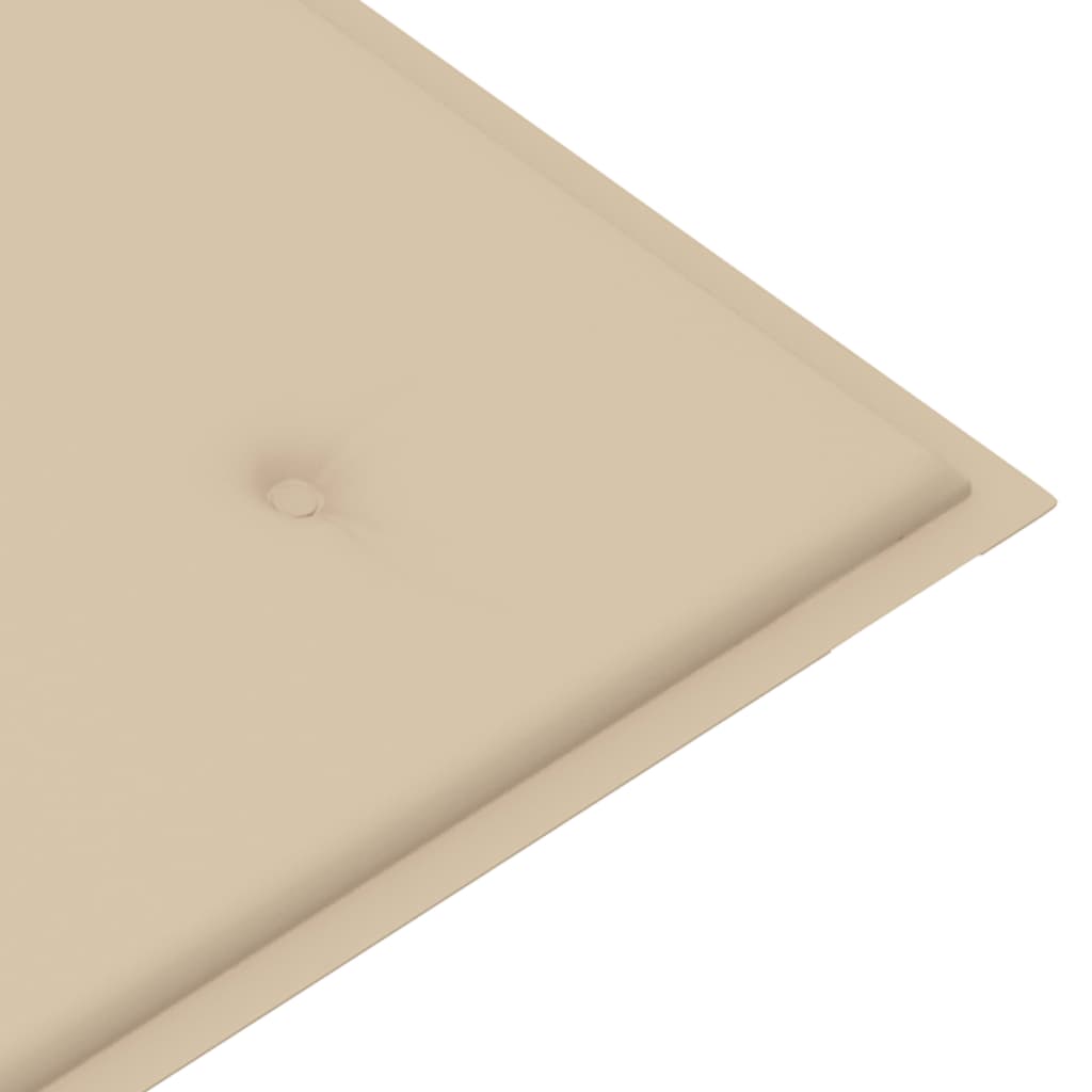 Bambusz kerti pad párnával 120 cm