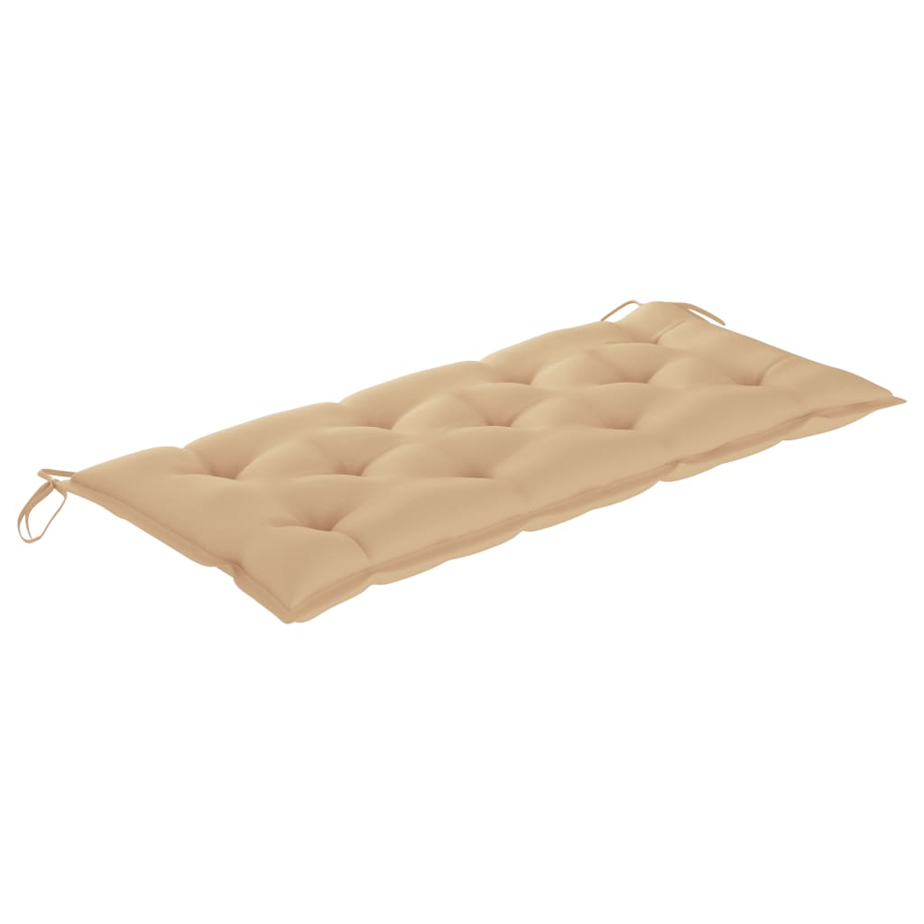 Bambusz kerti pad párnával 120 cm