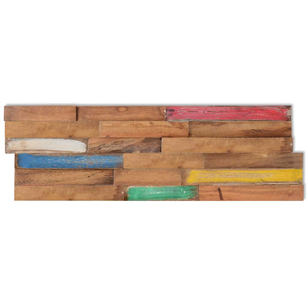 10 db tömör tíkfa falburkoló panel 1,03 m²