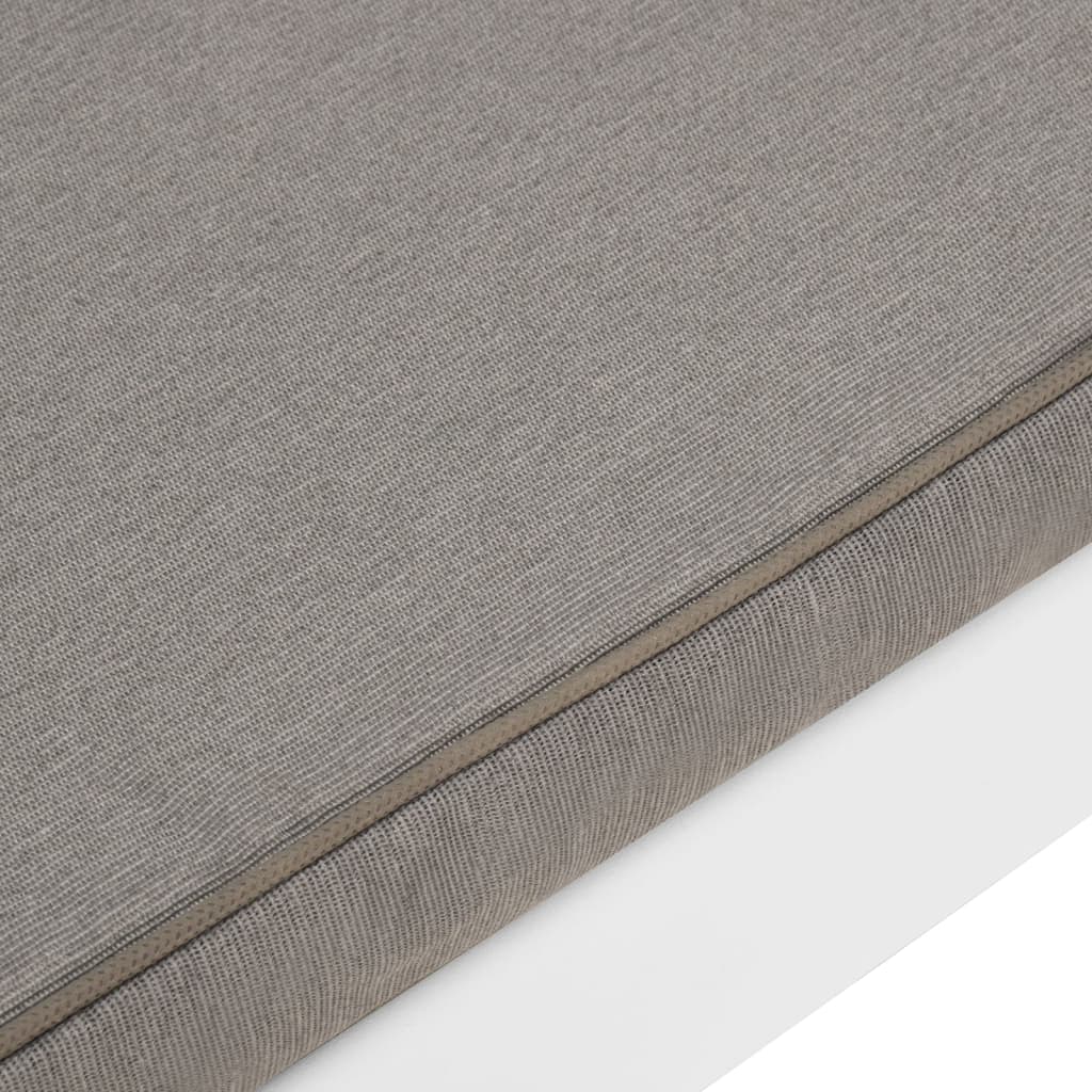 2 részes fehér műanyag kerti ülőgarnitúra párnákkal