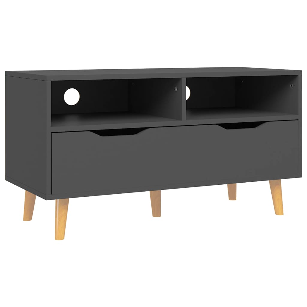 Szürke forgácslap tv-szekrény 90 x 40 x 48,5 cm