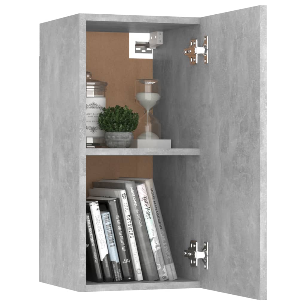 Betonszürke forgácslap tv-szekrény 30,5 x 30 x 60 cm Betonszürke forgácslap tv-szekrény 30,5 x 30 x 60 cm