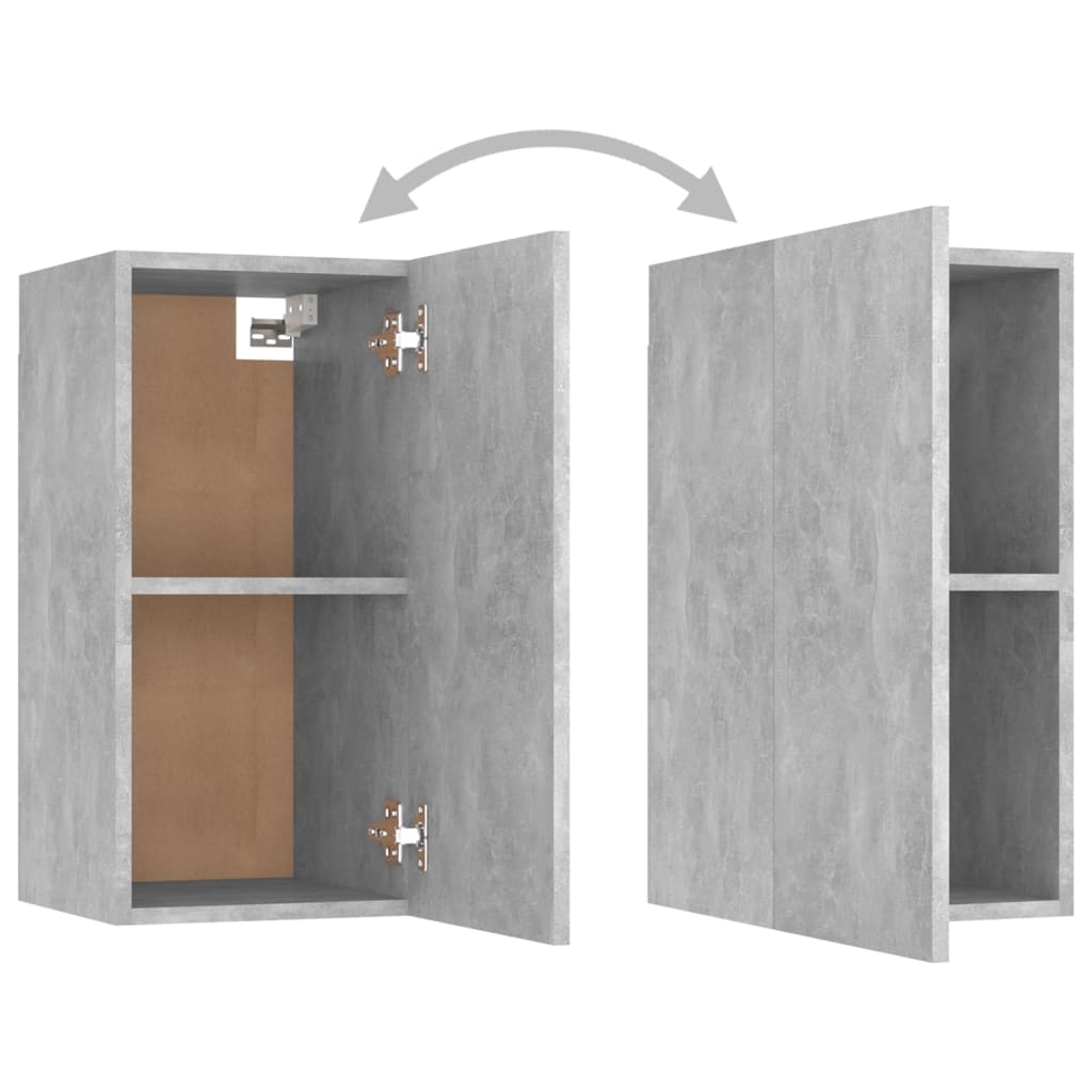 Betonszürke forgácslap tv-szekrény 30,5 x 30 x 60 cm Betonszürke forgácslap tv-szekrény 30,5 x 30 x 60 cm