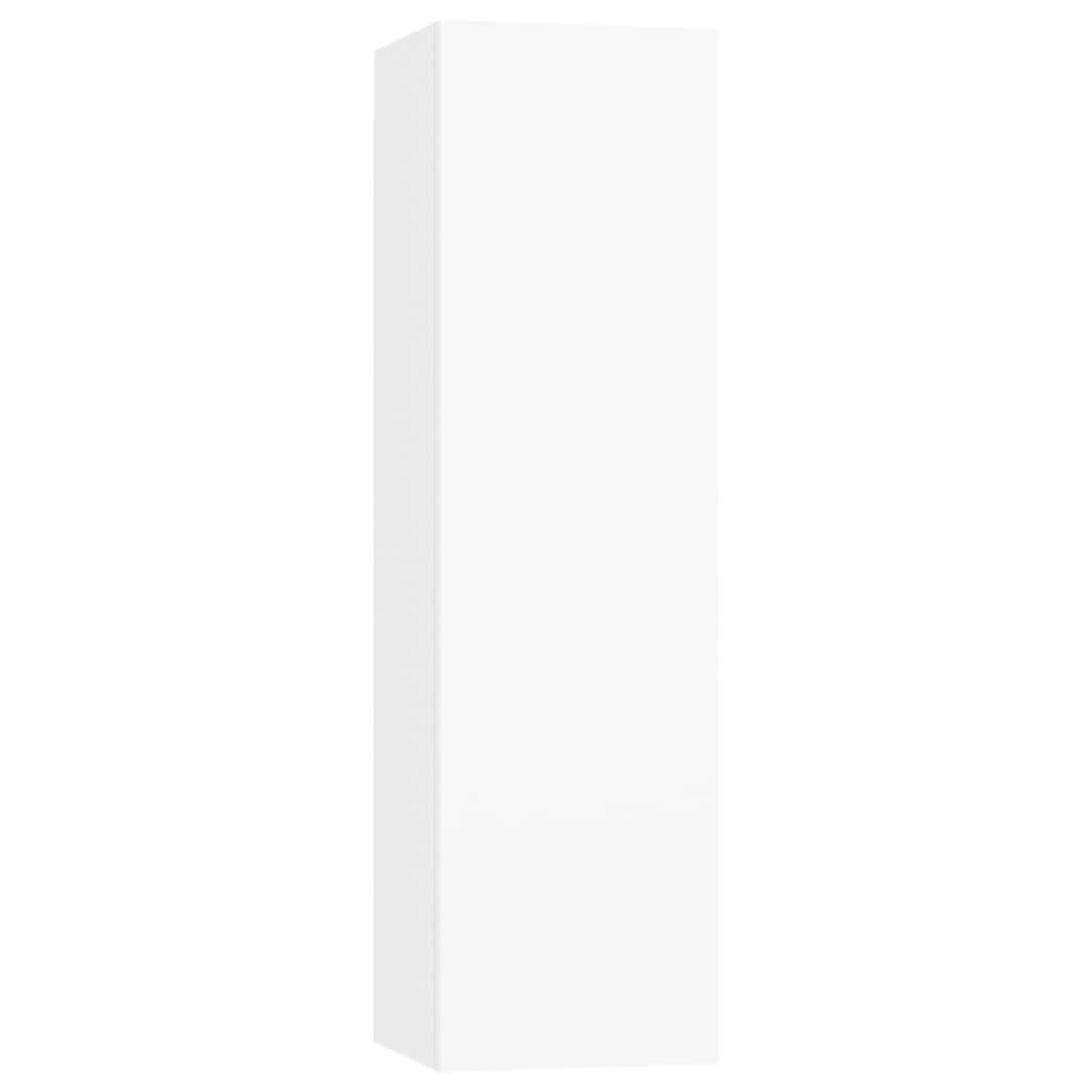 Fehér forgácslap tv-szekrény 30,5 x 30 x 110 cm Fehér forgácslap tv-szekrény 30,5 x 30 x 110 cm