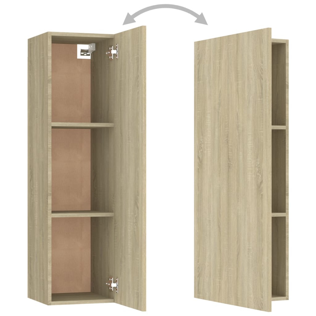 Sonoma-tölgy színű forgácslap tv-szekrény 30,5 x 30 x 110 cm Sonoma-tölgy színű forgácslap tv-szekrény 30,5 x 30 x 110 cm