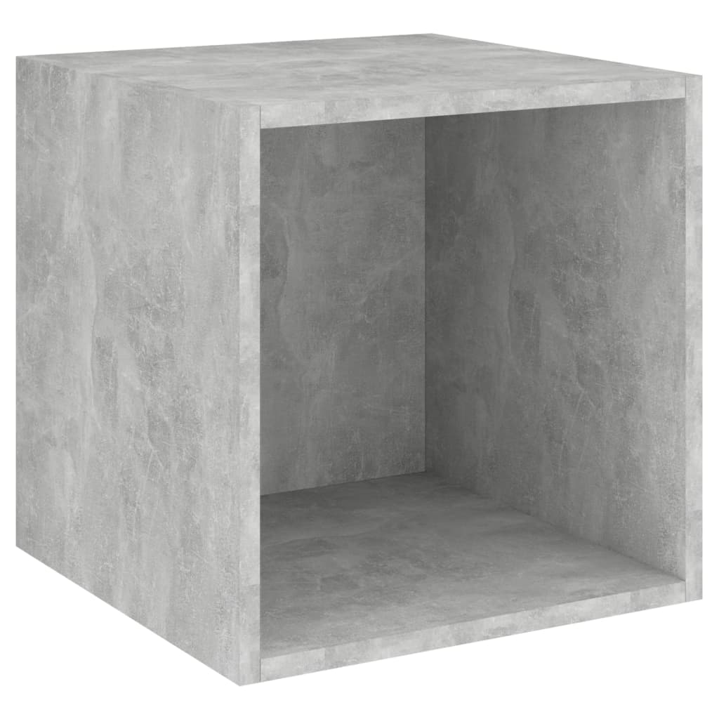2 db betonszürke forgácslap faliszekrény 37 x 37 x 37 cm 2 db betonszürke forgácslap faliszekrény 37 x 37 x 37 cm