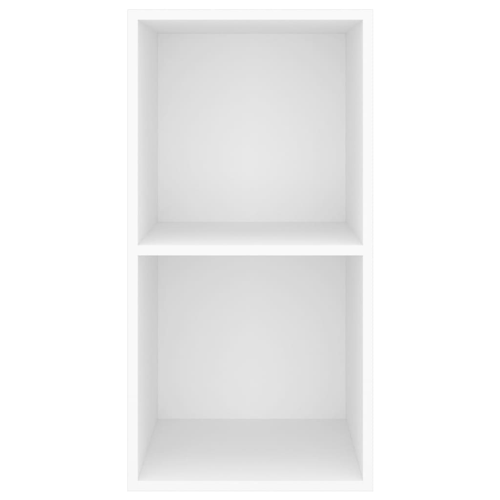 Fehér falra szerelhető forgácslap tv-szekrény 37 x 37 x 72 cm Fehér falra szerelhető forgácslap tv-szekrény 37 x 37 x 72 cm