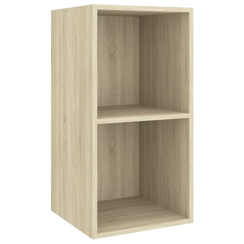 Sonoma-tölgy színű forgácslap fali tv-szekrény 37 x 37 x 72 cm Sonoma-tölgy színű forgácslap fali tv-szekrény 37 x 37 x 72 cm