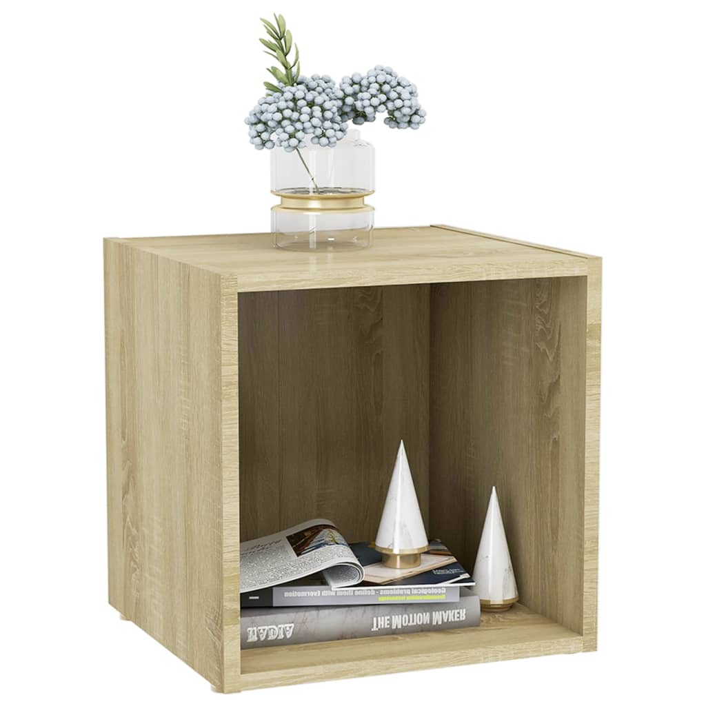 2 db sonoma tölgy színű forgácslap tv-szekrény 37 x 35 x 37 cm 2 db sonoma tölgy színű forgácslap tv-szekrény 37 x 35 x 37 cm