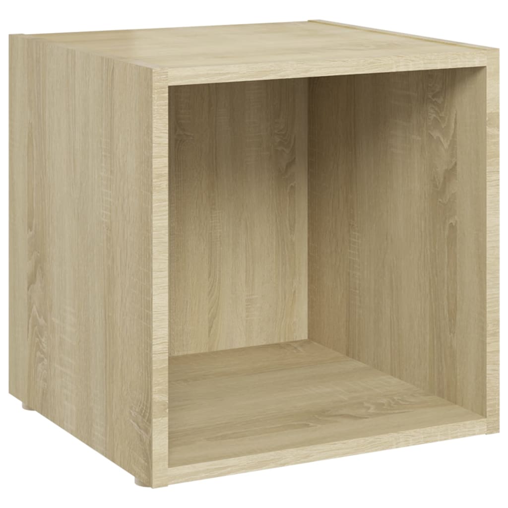 2 db sonoma tölgy színű forgácslap tv-szekrény 37 x 35 x 37 cm 2 db sonoma tölgy színű forgácslap tv-szekrény 37 x 35 x 37 cm