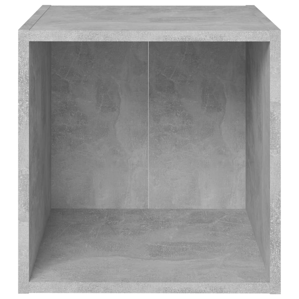 4 db betonszürke forgácslap tv-szekrény 37 x 35 x 37 cm 4 db betonszürke forgácslap tv-szekrény 37 x 35 x 37 cm