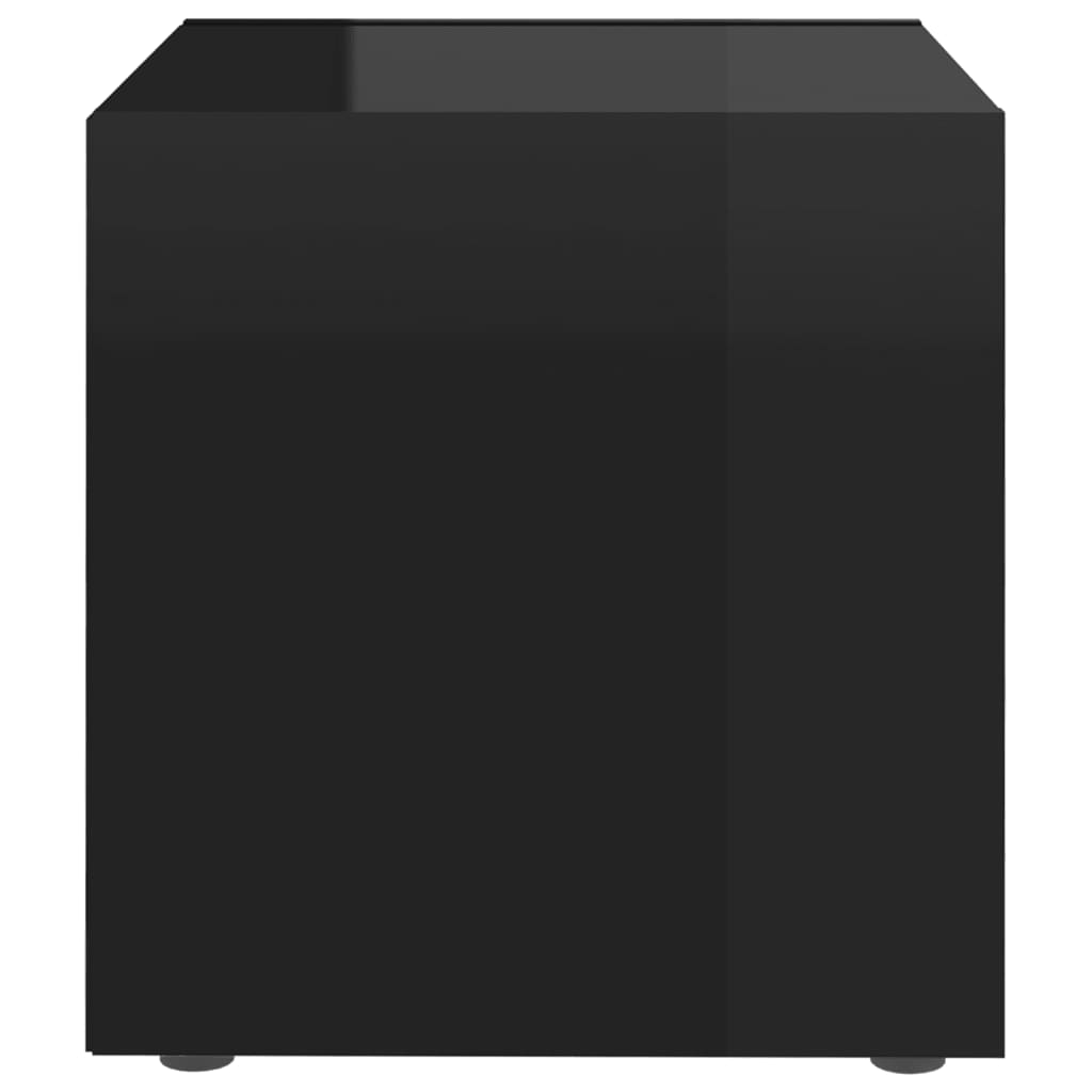 4 db magasfényű fekete forgácslap tv-szekrény 37 x 35 x 37 cm 4 db magasfényű fekete forgácslap tv-szekrény 37 x 35 x 37 cm