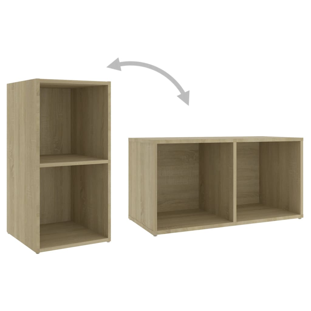 Sonoma-tölgy színű forgácslap tv-szekrény 72 x 35 x 36,5 cm Sonoma-tölgy színű forgácslap tv-szekrény 72 x 35 x 36,5 cm