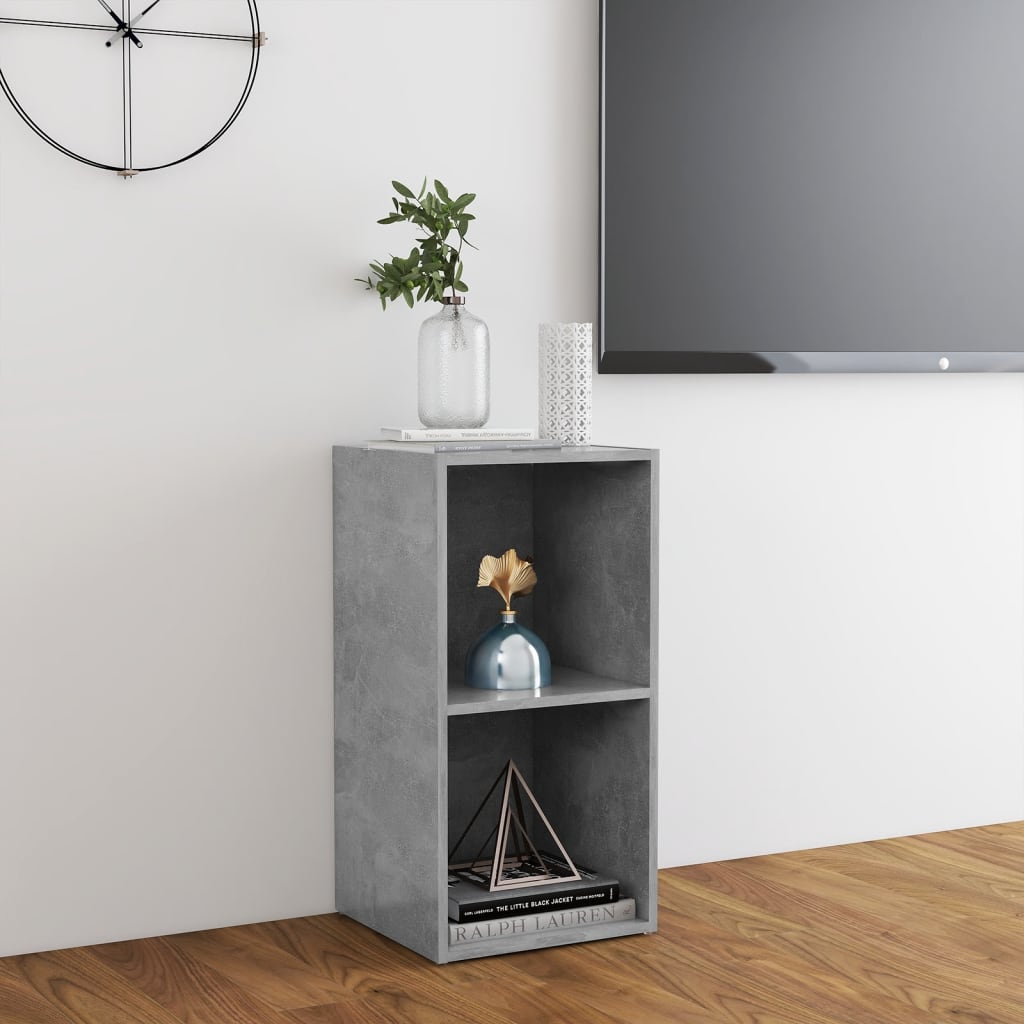 Betonszürke forgácslap tv-szekrény 72 x 35 x 36,5 cm Betonszürke forgácslap tv-szekrény 72 x 35 x 36,5 cm