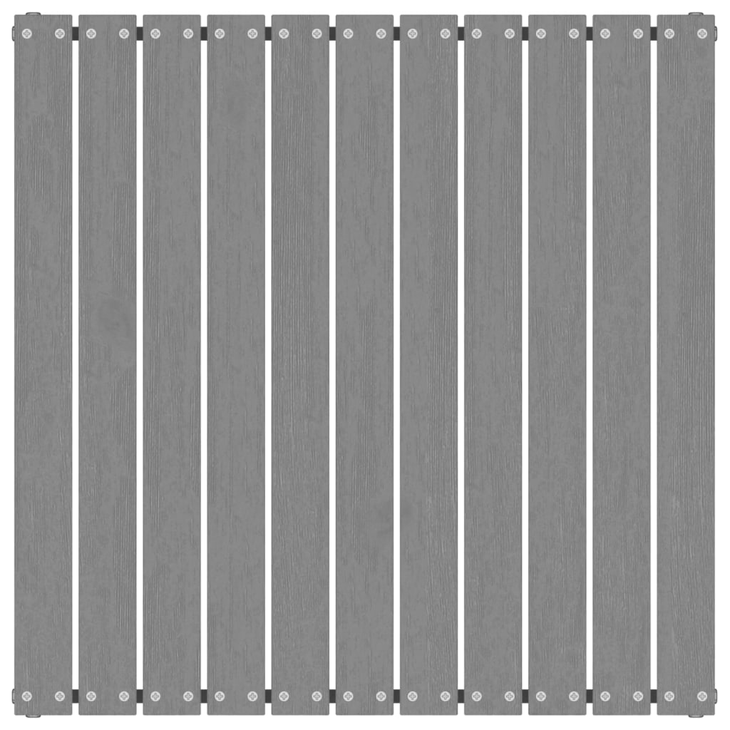 Szürke tömör fenyőfa kerti lábzsámoly párnával