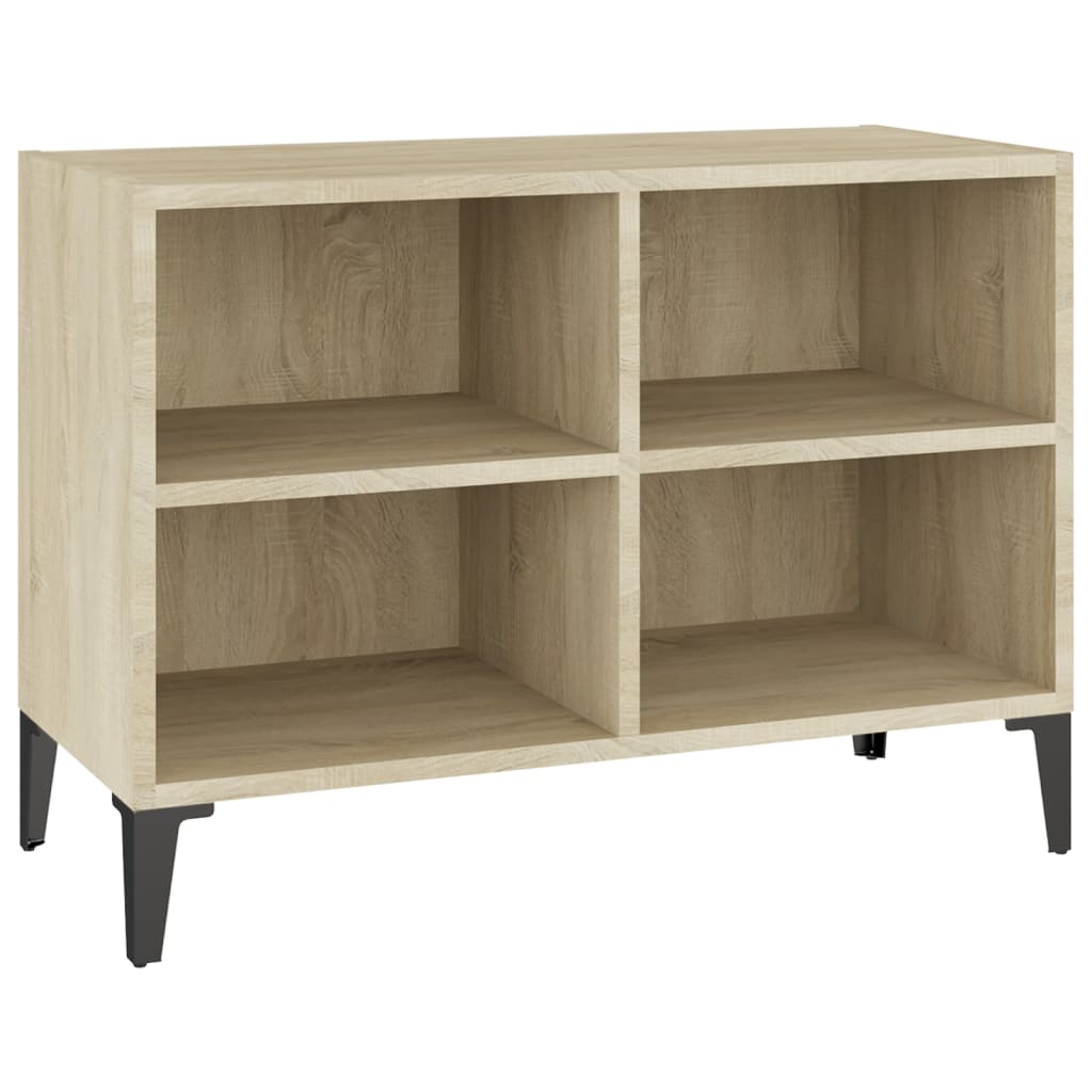 Sonoma-tölgyszínű tv-szekrény fémlábakkal 69,5 x 30 x 50 cm Sonoma-tölgyszínű tv-szekrény fémlábakkal 69,5 x 30 x 50 cm