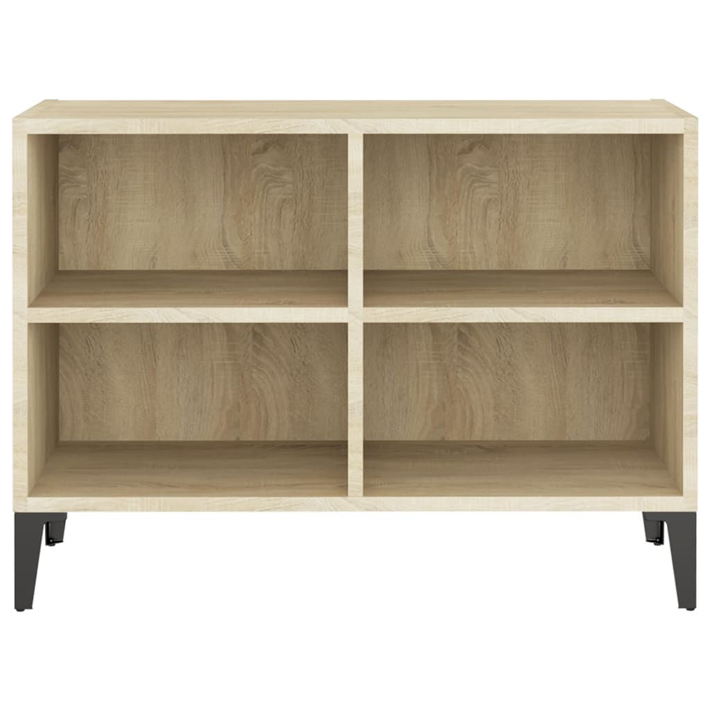 Sonoma-tölgyszínű tv-szekrény fémlábakkal 69,5 x 30 x 50 cm Sonoma-tölgyszínű tv-szekrény fémlábakkal 69,5 x 30 x 50 cm