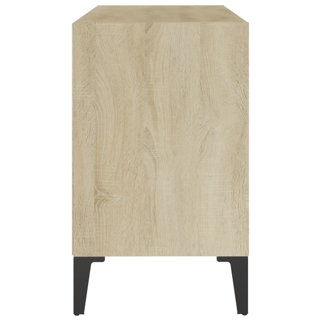 Sonoma-tölgyszínű tv-szekrény fémlábakkal 69,5 x 30 x 50 cm Sonoma-tölgyszínű tv-szekrény fémlábakkal 69,5 x 30 x 50 cm
