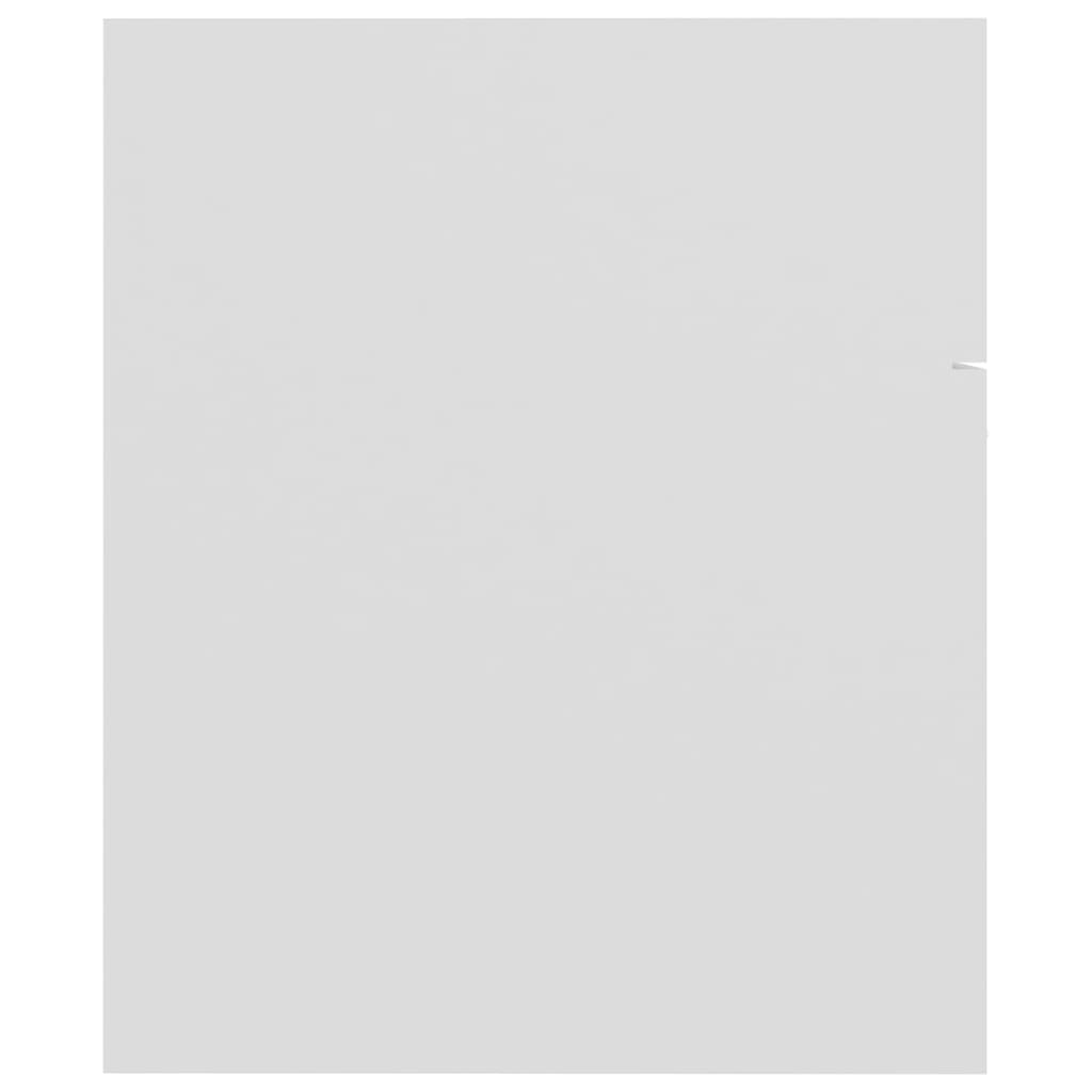 Fehér forgácslap fürdőszobai bútorszett