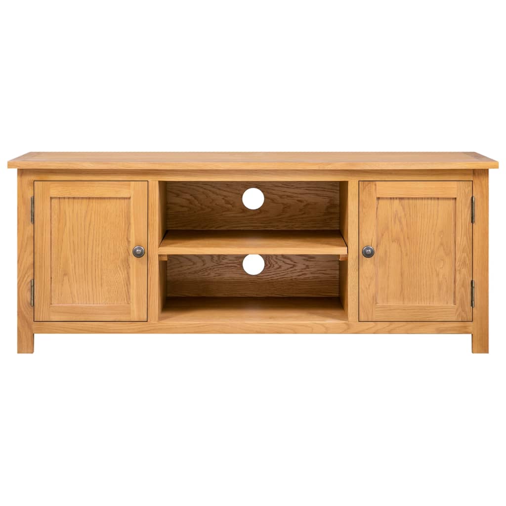 Tömör tölgyfa tv-szekrény 110 x 35 x 44 cm Tömör tölgyfa tv-szekrény 110 x 35 x 44 cm