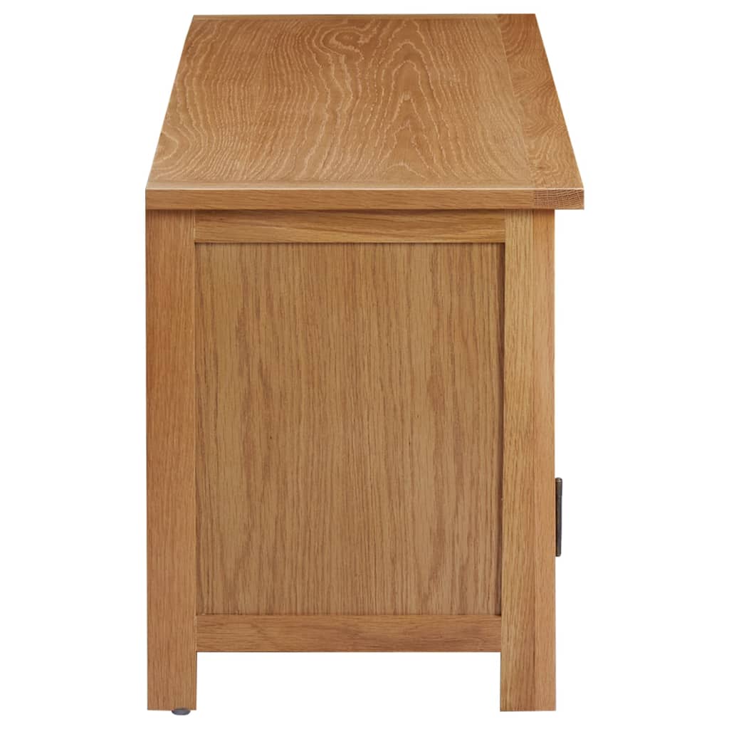 Tömör tölgyfa tv-szekrény 110 x 35 x 44 cm Tömör tölgyfa tv-szekrény 110 x 35 x 44 cm