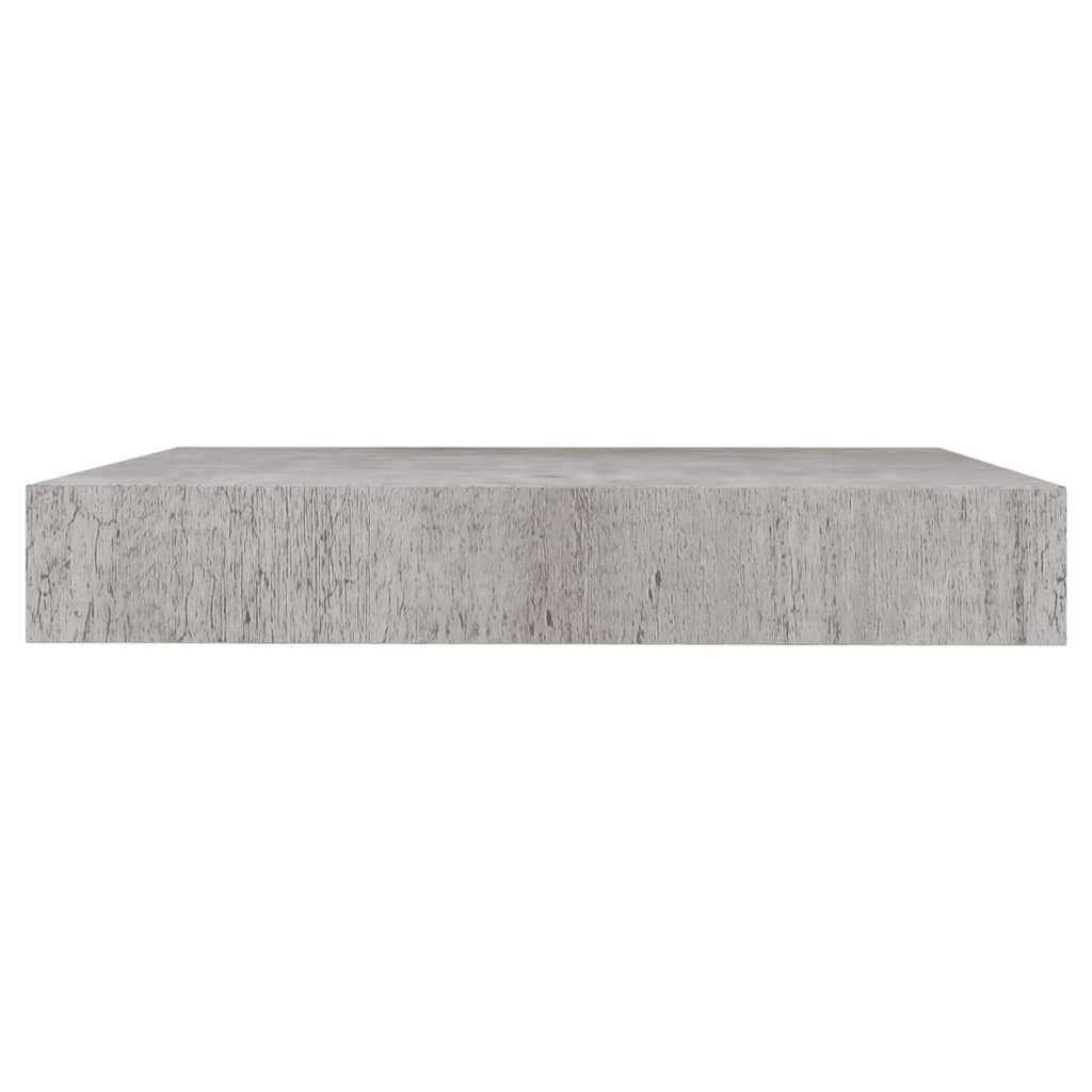 2 db betonszürke mdf lebegő fali polc 23 x 23,5 x 3,8 cm 2 db betonszürke mdf lebegő fali polc 23 x 23,5 x 3,8 cm