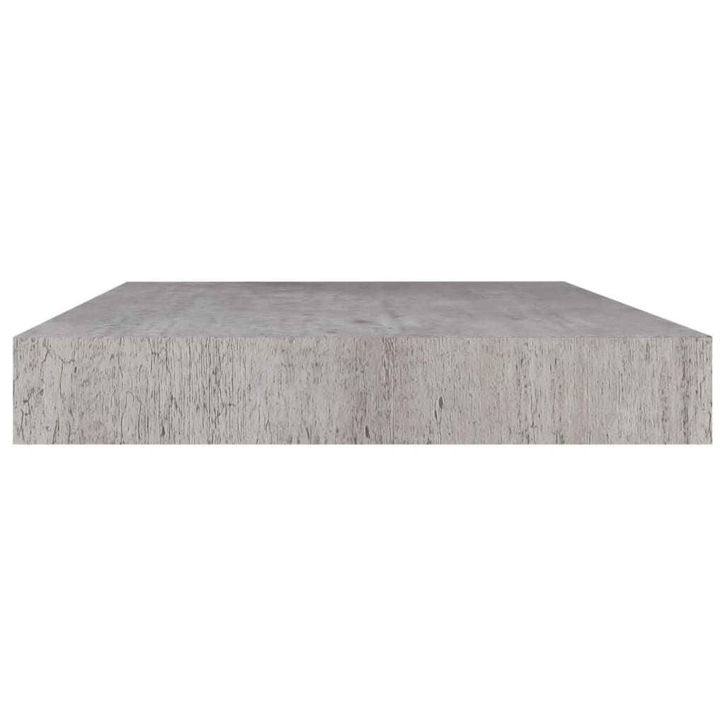 2 db betonszürke mdf lebegő fali polc 40 x 23 x 3,8 cm 2 db betonszürke mdf lebegő fali polc 40 x 23 x 3,8 cm