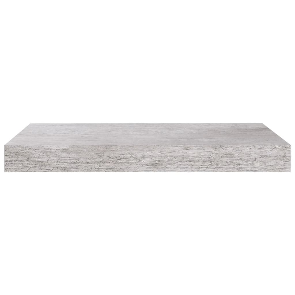 2 db betonszürke mdf lebegő fali polc 40 x 23 x 3,8 cm 2 db betonszürke mdf lebegő fali polc 40 x 23 x 3,8 cm