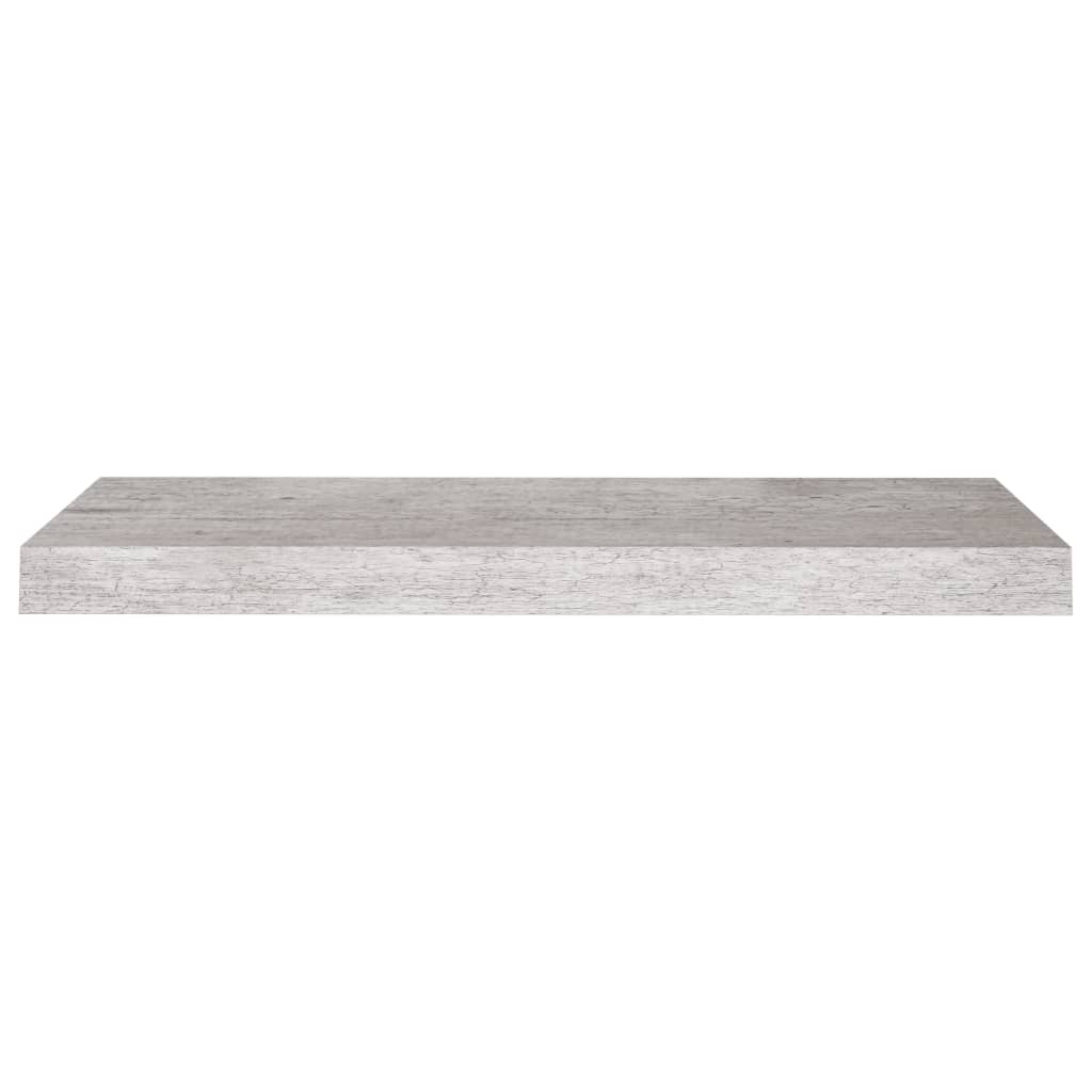 2 db betonszürke mdf fali polc 60 x 23,5 x 3,8 cm 2 db betonszürke mdf fali polc 60 x 23,5 x 3,8 cm